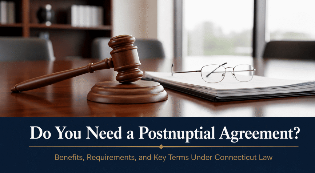 CT Postnuptial agreement overview