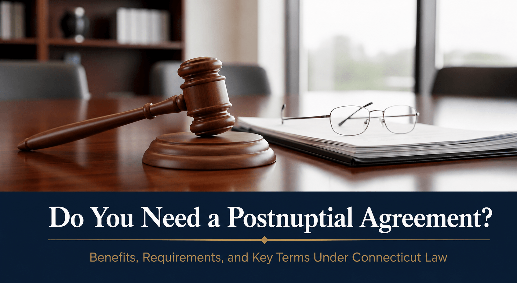 Postnuptial agreement overview in a law office